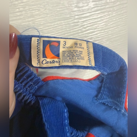 VINTAGE CARTERS BABY OVERALLS 3 MONTHS - Picture 5 of 5